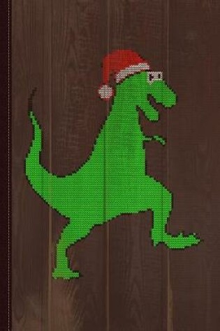 Cover of Santasaurus Ugly Christmas Sweater Journal Notebook