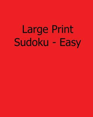 Book cover for Large Print Sudoku - Easy