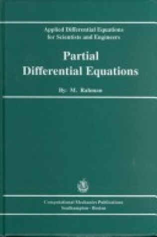 Cover of Applied Differential Equations for Scientists and Engineers