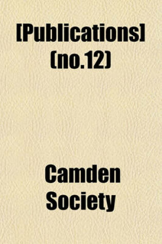 Cover of [Publications] (No.12)