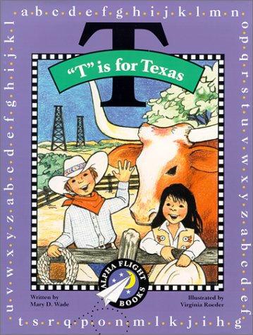 Book cover for "T" is for Texas