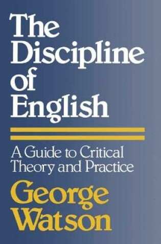 Cover of The Discipline of English
