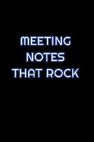 Cover of Meeting Notes That Rock