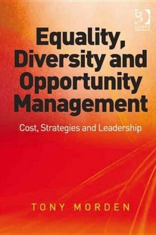 Cover of Equality, Diversity and Opportunity Management