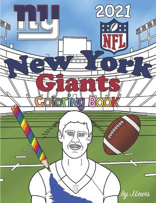 Book cover for New York Giants Coloring Book 2021