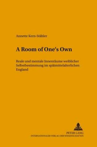 Cover of "A Room of One's Own"