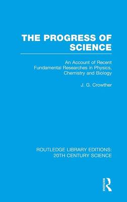 Book cover for The Progress of Science