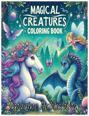 Book cover for Magical Creatures Coloring Book