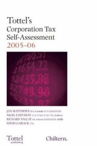 Cover of Corporation Tax Self Assessment