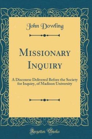 Cover of Missionary Inquiry
