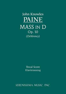 Book cover for Mass in D, Op. 10 - Vocal Score