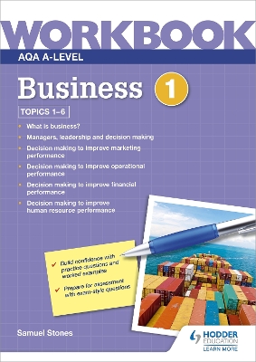 Book cover for AQA A-Level Business Workbook 1