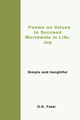 Book cover for Poems on Values to Succeed Worldwide in Life - Joy