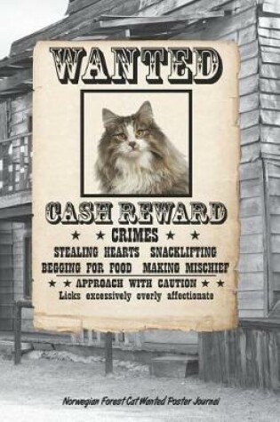 Cover of Norwegian Forest Cat Wanted Poster Journal