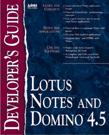 Book cover for LOTUS NOTES DOMINO 4.5 DE