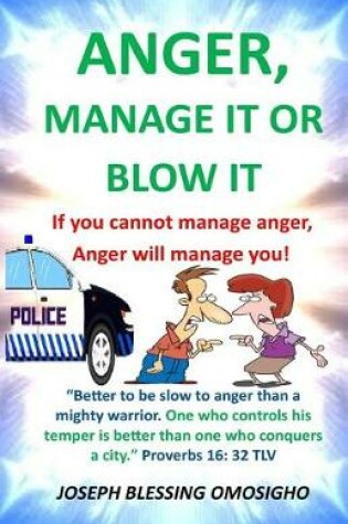 Cover of ANGER, manage it or blow it