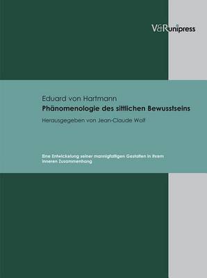 Book cover for Phanomenologie des sittlichen Bewusstseins