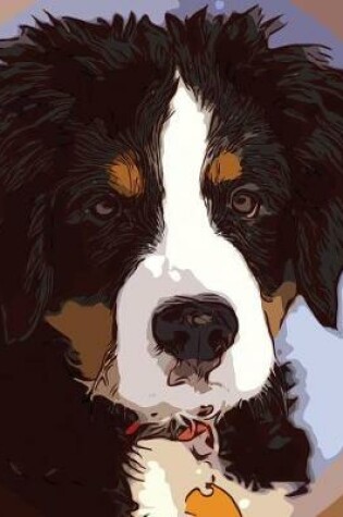 Cover of Bernese Mountain Dog Composition Notebook, Wide Ruled