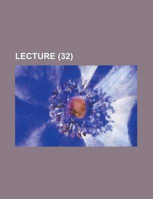 Book cover for Lecture (32)