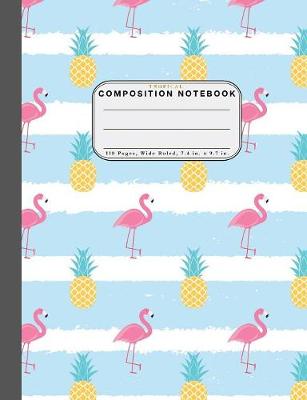 Book cover for Wide Ruled Composition Notebook Tropical