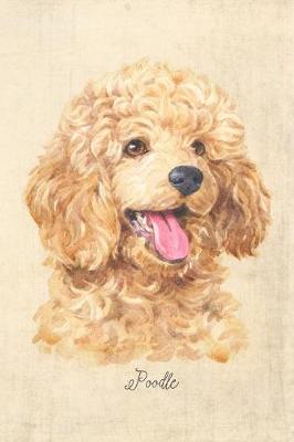 Cover of Poodle Dog Portrait Notebook