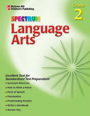 Book cover for Spectrum Language Arts, Grade 2