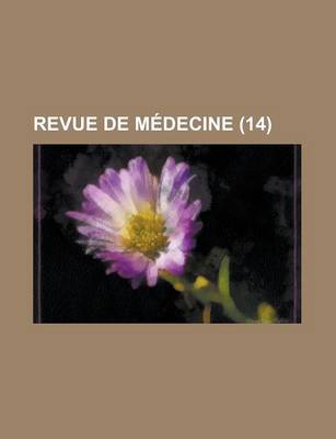 Book cover for Revue de Medecine (14)