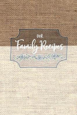 Book cover for Blank Family Recipe Book