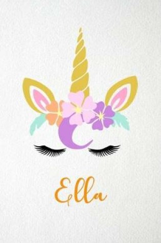 Cover of Ella A5 Lined Notebook 110 Pages