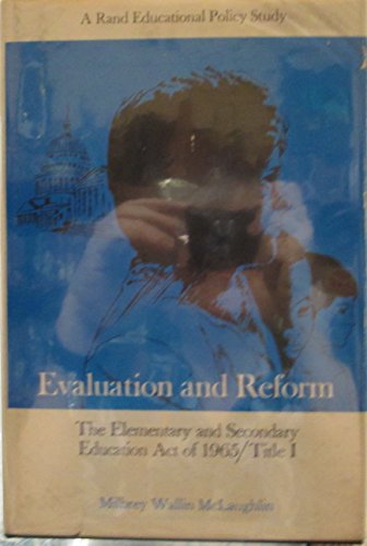 Book cover for Evaluation and Reform