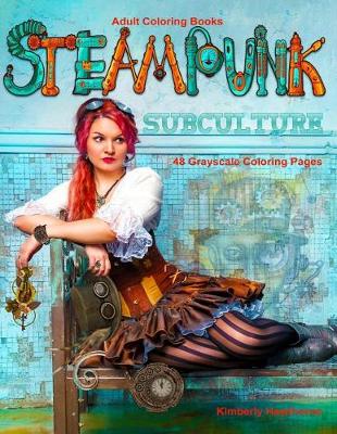 Book cover for Adult Coloring Books Steampunk Subculture