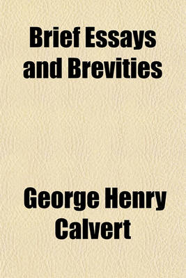 Book cover for Brief Essays and Brevities