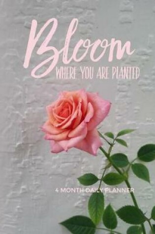 Cover of Bloom Where You Are Planted 4 Month Daily Planner