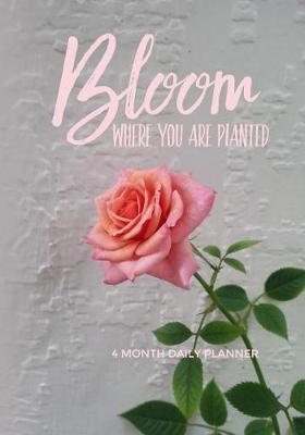 Book cover for Bloom Where You Are Planted 4 Month Daily Planner