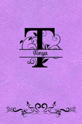 Book cover for Split Letter Personalized Journal - Tonya