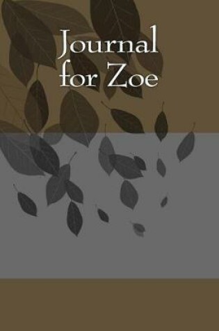 Cover of Journal for Zoe