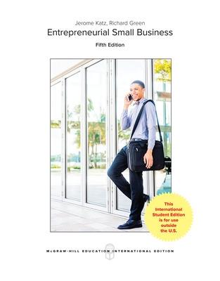 Book cover for Entrepreneurial Small Business