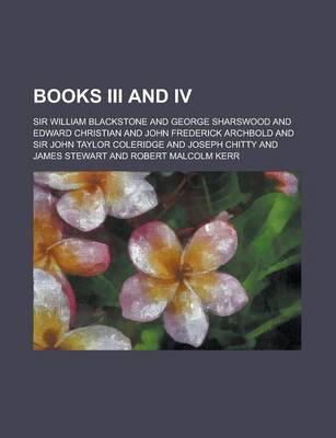 Book cover for Books III and IV