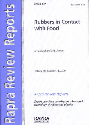 Book cover for Rubbers in Contact with Food