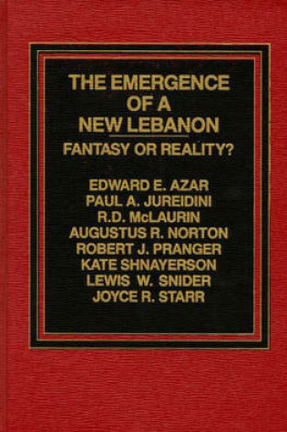 Cover of The Emergence of a New Lebanon