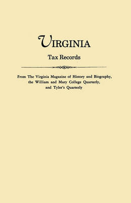 Book cover for Virginia Tax Records from the Virginia Magazine of History and Biography,