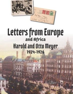 Book cover for Letters from Europe and Africa, 1924-1926