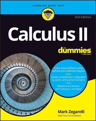 Book cover for Calculus II For Dummies, 3rd Edition