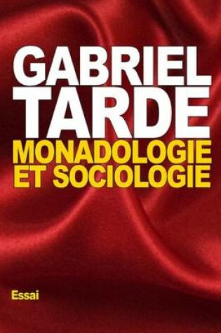 Cover of Monadologie et sociologie
