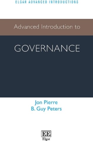 Cover of Advanced Introduction to Governance