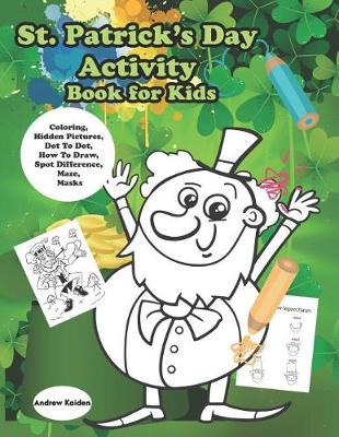 Book cover for St. Patrick's Day Activity Book for Kids