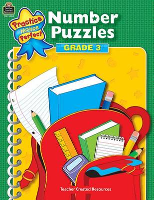 Book cover for Number Puzzles Grade 3