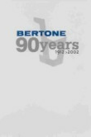 Cover of The Bertone 90 Years