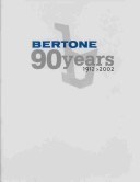 Book cover for The Bertone 90 Years