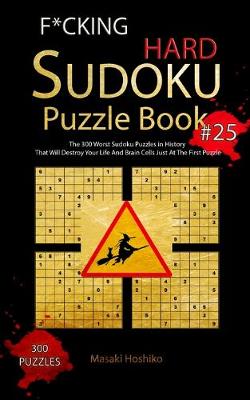 Book cover for F*cking Hard Sudoku Puzzle Book #25